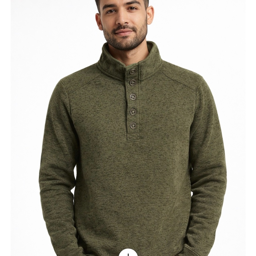 RedHead Men's Turtleneck Sweater in Forest Green